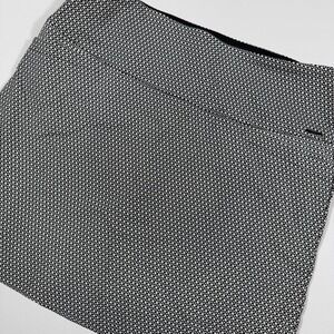 S.C. & Co. Womens Black White Geometric Diamond Print Athletic Skort Size L